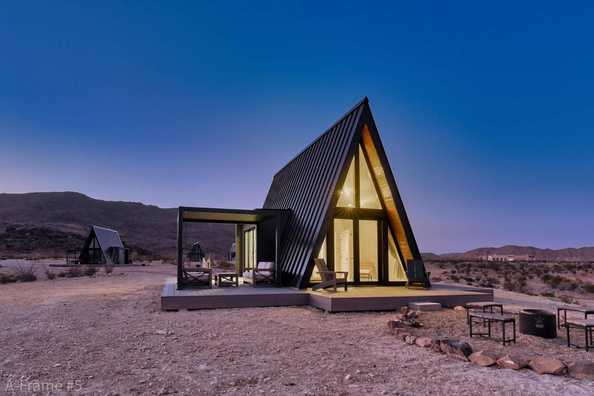 ターリングア Stardust Big Bend Luxury A-Frame#5 Great Viewsヴィラ エクステリア 写真